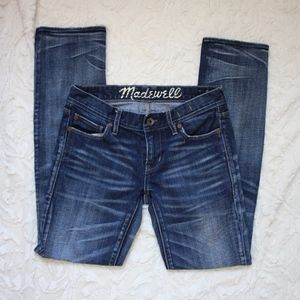 Madewell Rail Straight Jeans Size 26 Dark Wash